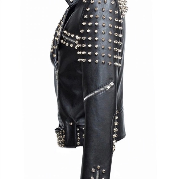 NWT Vegan Motorcycle Jacket - Picture 5 of 5